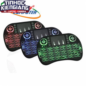 Combo Bàn phím & Chuột máy tính không dây I8 TOUCHPAD MINI LED