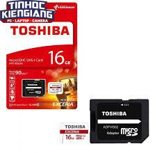 Thẻ nhớ Micro SD Toshiba 16G bảo hành 5 năm BOX đỏ thẻ nhỏ(C10) 90M