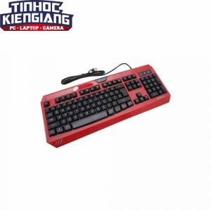 Bàn phím giả cơ LIGHTNING - PR1368S - ĐEN (led 03 màu nền)