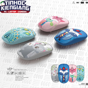 Chuột Vi Tính Không Dây FD V8 - Hàng Chính Hãng