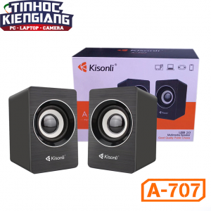 Loa vi tính 2.0 Kisonli A-707 - Hàng Chính Hãng