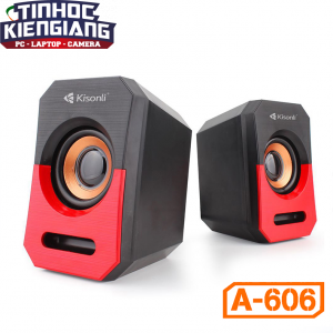 Loa vi tính 2.0 Kisonli A-606 - Hàng Chính Hãng