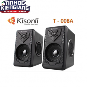 Loa vi tính 2.0 Kisonli T-008A - Hàng Chính Hãng