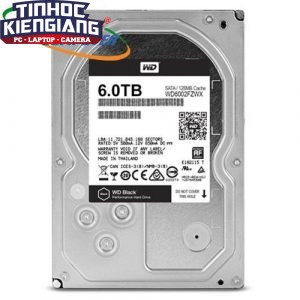 Ổ Cứng HDD Western 6TB Black 3.5inch SATA III 128MB Cache 7200RPM (WD6004FZBX)