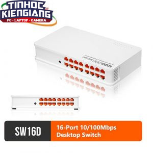 Thiết bị chuyển mạch Switch TOTOLINK 16P SW16D 10/100  VỎ NHỰA