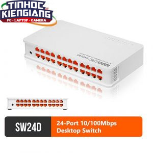 Thiết bị chuyển mạch Switch TOTOLINK 24P SW24D 10/100 (VỎ NHỰA)