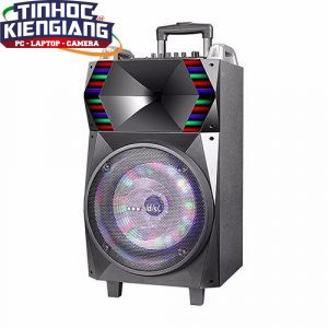 Loa Kéo Di Động A/D/S BL-T12B(2.5 tấc)  (USB+TF+BT+FM) + 2Micro đi kèm – 180W