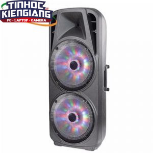 Loa Kéo Di Động A/D/S TC-215F(4 tấc)  (USB+TF+BT+FM) + 2Micro đi kèm – 200W