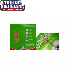 CÁP MẠNG Aipoolink S-FTP OFC CAT5e - Siêu chống nhiễu Đồng 100% - Màu Xám