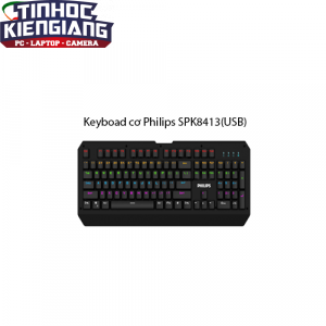 Keyboad cơ Philips SPK8413(USB)-Phím cơ Blue Swicth+VAT50K