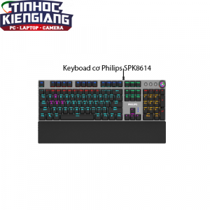 Keyboad cơ Philips SPK8614 (USB)-Phím cơ Blue Swicth