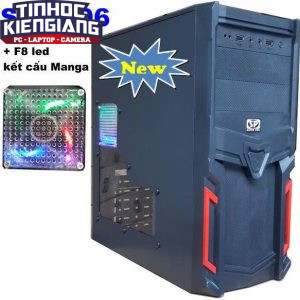 Vỏ máy tính SP MAGA 9906 trong suốt +1 Fan led 8cm