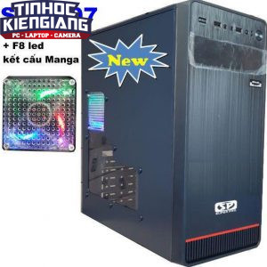 Vỏ máy tính SP MAGA 9907 trong suốt + Fan led 8cm