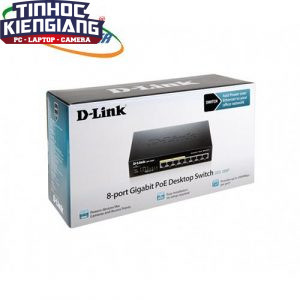 Thiết bị chuyển mạch Switch D-Link DGS-1008P Smart Switch 8-port