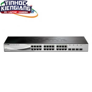 Thiết bị chuyển mạch Switch D-Link DGS-1210-28 24-port RJ45 Gigabit + 4-slot SFP