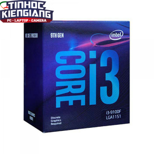 CPU Intel Core i3 9100F TRAY (dùng VGA Rời)