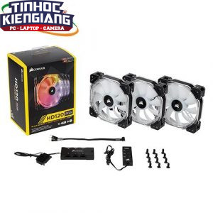 Fan Case Cosair SP 120 RGB LED - Hộp 3 FAN - with controller