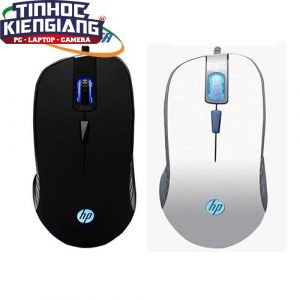 Chuột máy tính HP G100  đen/ trắng Led (USB)
