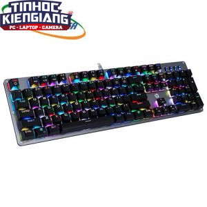 Bàn phím cơ blue swicth HP GK100S bạc (USB)Phím cơ Blue Swicth