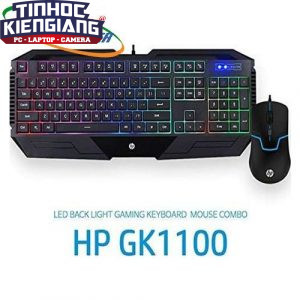 Combo Bàn phím & Chuột HP GK 1100 Đen led (USB)