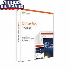 Phần mềm bản quyền/ Office 365 Home English APAC EM Subscr 1YR Medialess P4 (6GQ-00968)