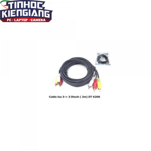 Cáp loa 3->3 Dtech (3m)DT6206