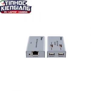 Hộp nối dài USB(50m) -> Lan Dtech(DT7014A)