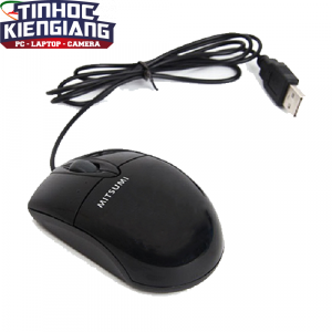 Chuột máy tính Mitsumi ECM-S6603 đen USB Chính Hãng