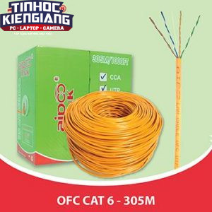 CÁP MẠNG Aipoolink S-FTP OFC CAT6 - Siêu chống nhiễu Đồng 100% - Màu cam