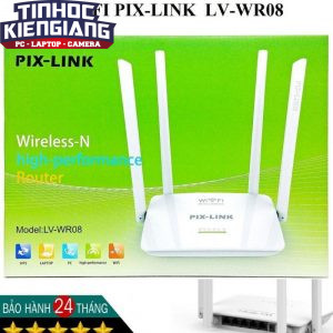 Phát Wifi Pix-Link  LV-WR08 (4 anten, 300Mbps)-Chính Hãng