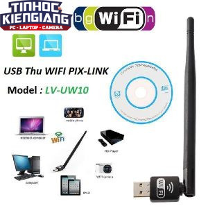 USB Thu Wifi Pix-Link LV-UW10 ( Anten Dài) -Chính Hãng