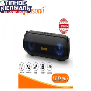 Loa Kisonli Bluetooth LED-903