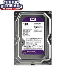 Ổ Cứng HDD Western Purple AV 1TB(TÍM) 3.5" Sata 3 CTY- BH 2 NĂM