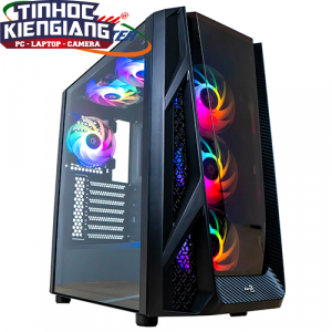 Vỏ máy tính AEROCOOL NIGHT HAWK – KÍNH CƯỜNG LỰC