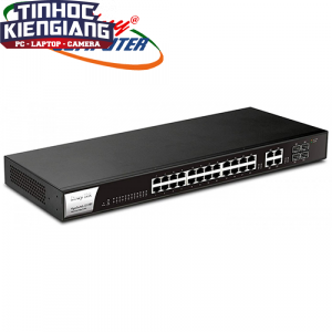 Thiết bị chuyển mạch Switch Draytek VigorSwitch G1280 24 Port Gigabit