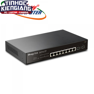 Thiết bị chuyển mạch Switch Draytek VigorSwitch P1092 8 Port Gigabit