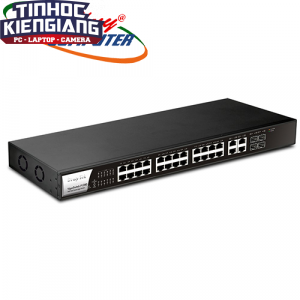 Thiết bị chuyển mạch Switch Draytek VigorSwitch P1280 24 Port Gigabit