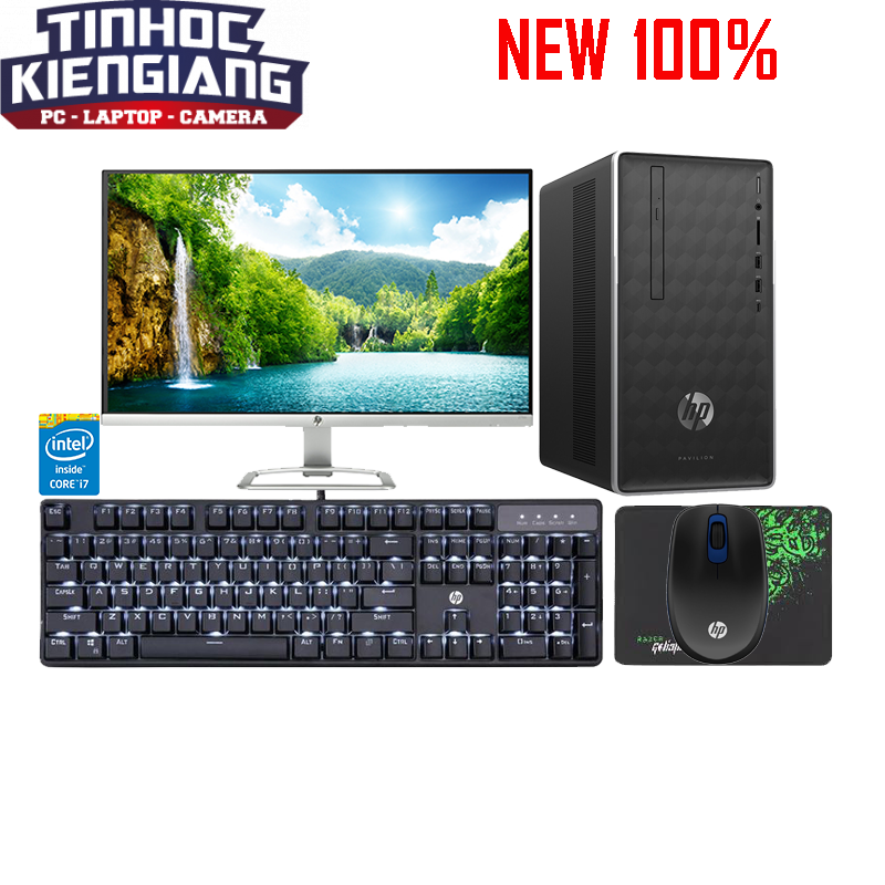 Máy tính để bàn/PC HP Pavilion 590-p0079d i7-8700/8GB/1TB HDD/GT730 Graphics 2GB/Win 10 Home 64