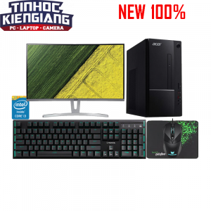 Máy Tính Để Bàn/PC Acer TC-865 Core i3-9100/4GB/1TB HDD/Intel UHD Graphics/Endless/27” ACER ED273 75Hz