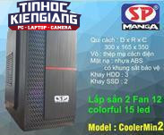 Vỏ máy tính SP CoolerMin2(2fan coloful led)