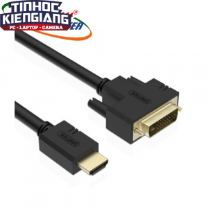 Cable HDMI->DVI (24+1)5m Unitek Y-C 220A 2K