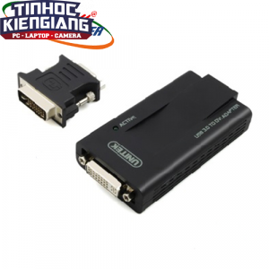 Cáp USB 3.0 -> DVI+Đổi VGA Unitek (Y - 3801)