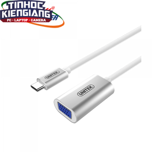 Cáp Type-C -> VGA (L) Unitek (Y - 6315)