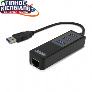Hub USB 3.0 3 Ports + LAN Unitek (Y - 3045C)