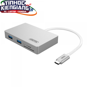Hub USB 3 PORT+TF Reader Unitek (Y - 9319)Cổng Type-C
