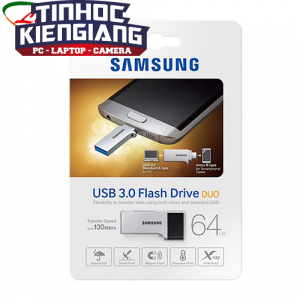 USB OTG 64gb Samsung 3.0 - Flash Drive DUO
