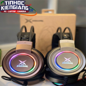 Tai nghe cao cấp Eaglend Q6 (Iron gray - Brown) GIẢ LẬP 7.1 RGB