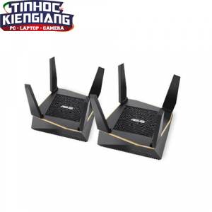 Thiết bị mạng - Router Wifi ASUS RT-AX92U 2 Pack (AiMesh Router) Wifi AX6100 3 băng tần