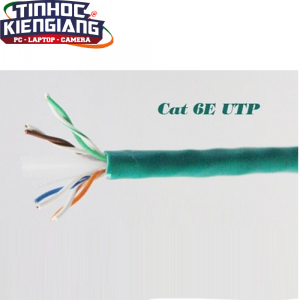 Cable SuperLink CAT 6E UTP CCA 305m Chống Nhiễu(xanh lá)