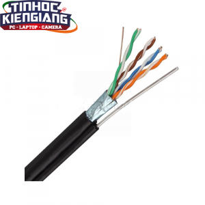 Cable SuperLink + dây treo CAT 5 FTP + M màu đen (đi ngoài trời được) 305m